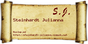 Steinhardt Julianna névjegykártya